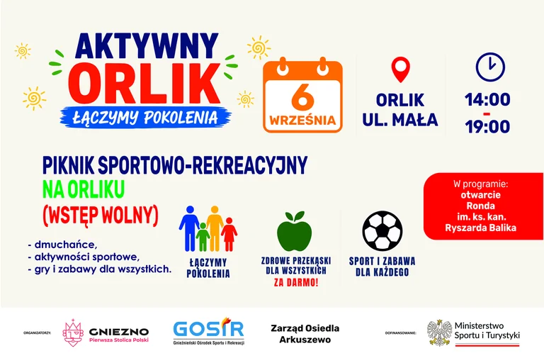 Gniezno szykuje pięć godzin darmowych atrakcji dla rodzin