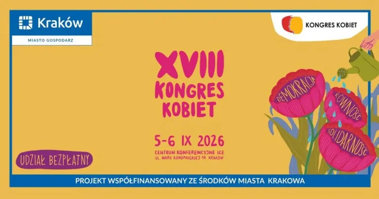 W Krakowie rusza ponad 70 spotkań Kongresu Kobiet